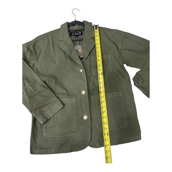 J. Crew Olive Green Blazer-jacket in chino women’s size XS New with tag - Picture 9 of 14